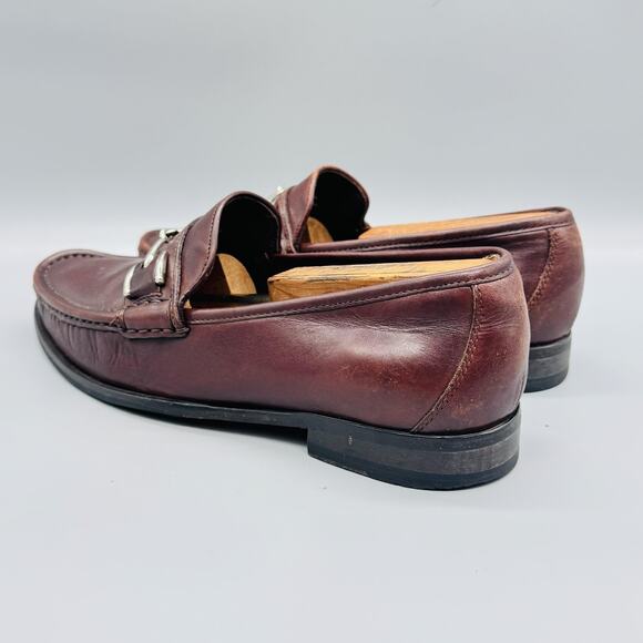 Cole Haan Shoes Mens 8.5 Brown Leather Vtg Air Bit Loafer Casual Preppy 90s main image 10
